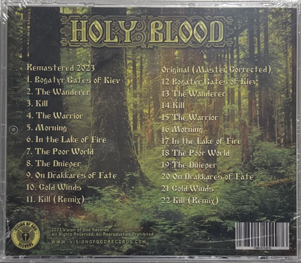 Holy Blood - The Wanderer 20th Year Anniversary Edition - Imagen 2